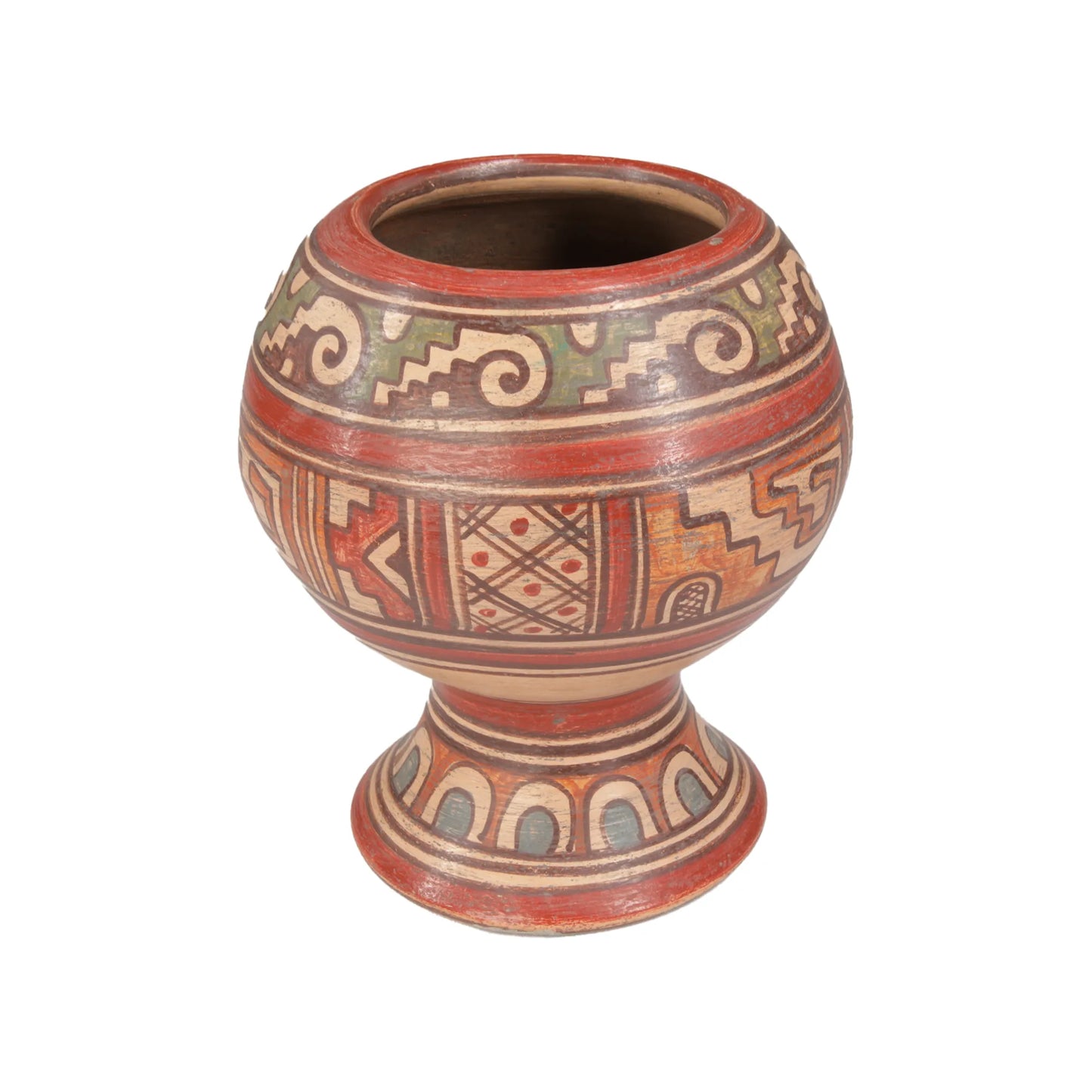 Handcrafted Mexican Pre-Hispanic Clay Bowl