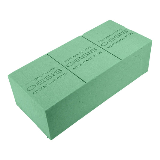 Floral Foam Advantage Block L: 22.9 Cm. W: 10.2 Cm. H: 7.1 Cm.